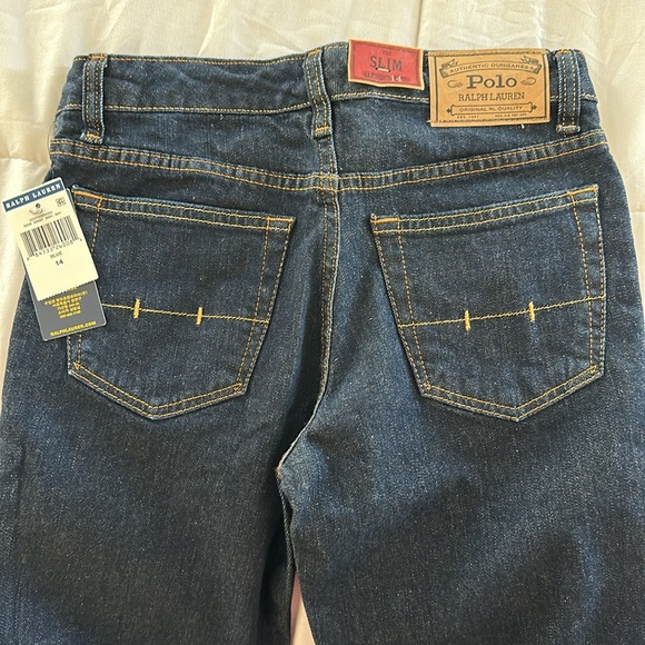 Brand New Never Worn Polo Ralph Lauren Boy Jeans Size 14 - Picture 3 of 5
